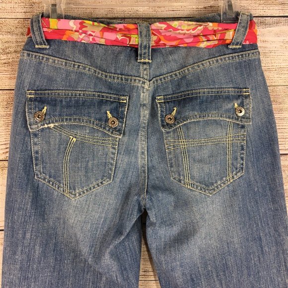 Tommy Hilfiger Jeans Distressed Mid Rise Tie Belt - Picture 4 of 8